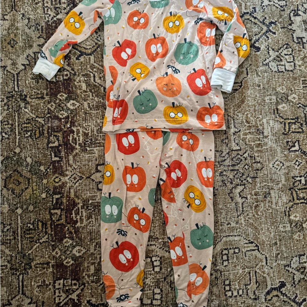 Colorful Pumpkin Kids Pajamas